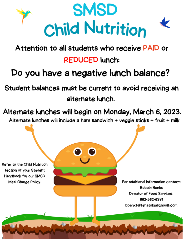 SMSD Child Nutrition Information