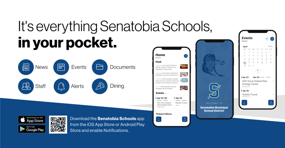 Senatobia Schools App, in your pocket