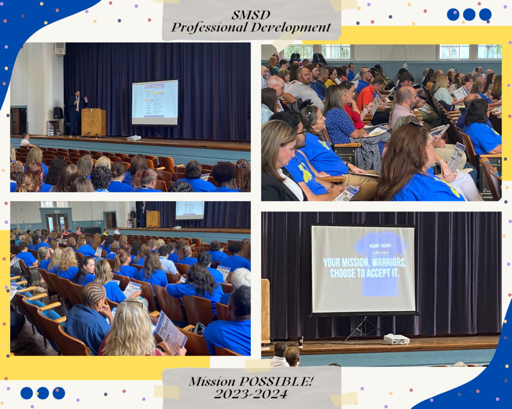 Mission ACCEPTED!  Our first SMSD Professional Development for this school year was a success, and we are looking forward to achieving our mission. 7-20-2023